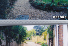 Garden and pathway example